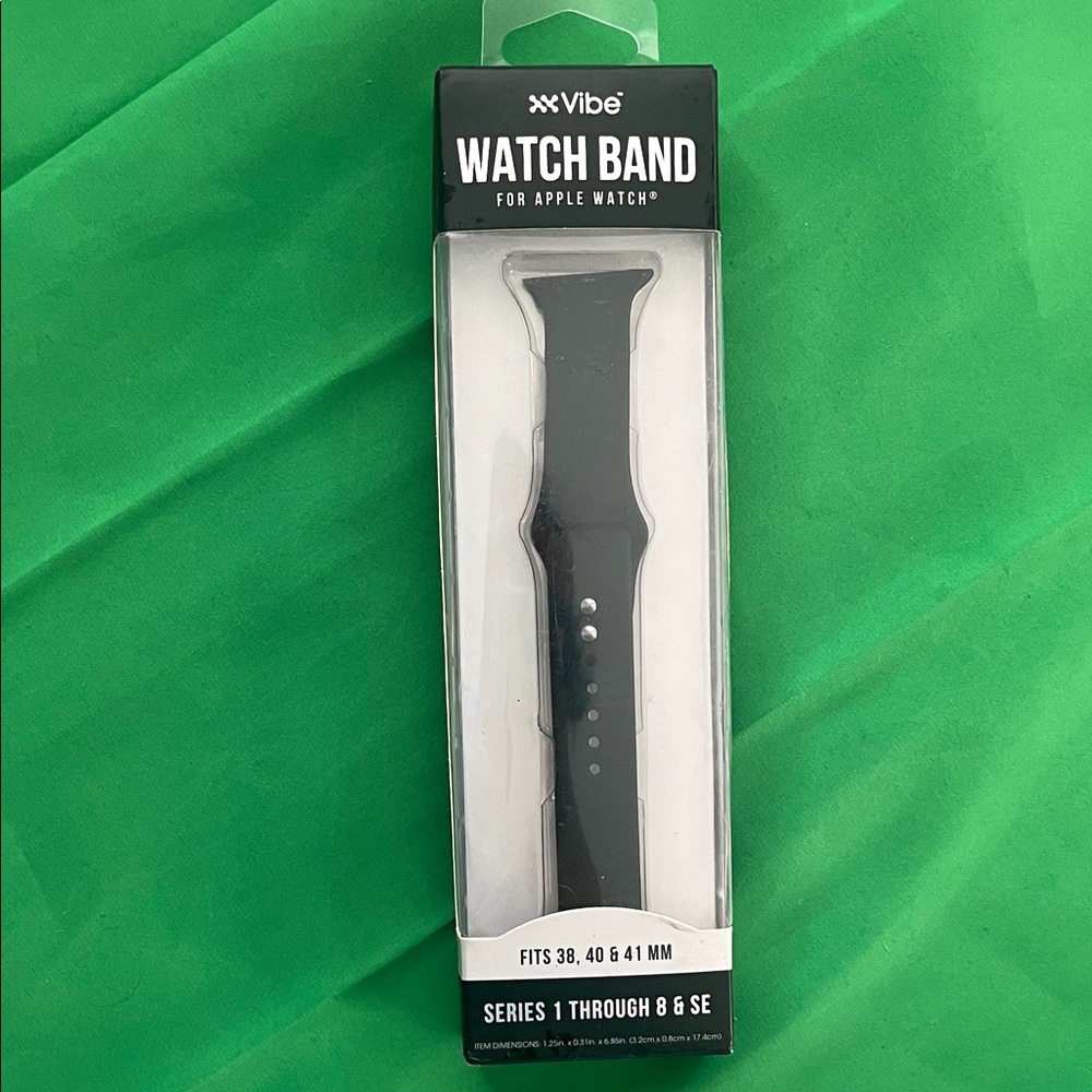 Vibe Midnight Black Apple Watch Band
